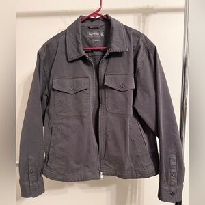 Abercrombie & Fitch Charcoal Cropped Jacket